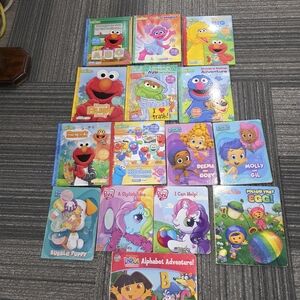 Sesame Street Kids Board Book Set - Colorful Character Collection.